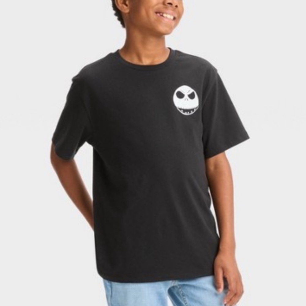 Disney The Night Before Christmas T-shirt in Black size XL (14) Boys